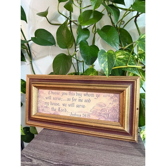 Choose you this day whom ye will serve…as for me and my house, we serve the Lord - Picture 1 of 9